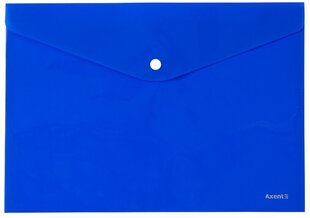 Конверт пластиковый с зажимом Axent, А4, 180 мкр, непрозрачный, синий сп. цена и информация | Канцелярские товары | pigu.lt