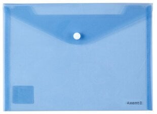 Plastikinis vokas Axent A5, mėlynas kaina ir informacija | Kanceliarinės prekės | pigu.lt