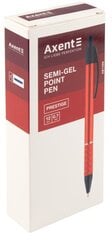 Ручка шариковая автоматическая PRESTIGE, Axent, 0,7мм, красная металлический корпус, синий цена и информация | Письменные принадлежности | pigu.lt