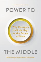 Power to the Middle: Why Managers Hold the Keys to the Future of Work kaina ir informacija | Ekonomikos knygos | pigu.lt