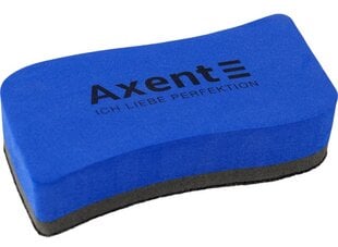 Губка для магнитной доски WAVE, Axent, 150х60х21мм, с магнитом, синяя сп. цена и информация | Канцелярские товары | pigu.lt
