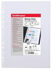 Įmautės Glossy Clear ErichKrause A4, 10 vnt. kaina ir informacija | Kanceliarinės prekės | pigu.lt