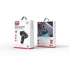 XO transmiter FM BCC09 Bluetooth MP3 car charger 25W black kaina ir informacija | FM moduliatoriai | pigu.lt