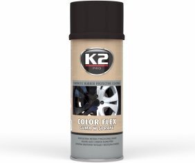 Gumuoti dažai Color Flex K2, Juoda kaina ir informacija | Autochemija | pigu.lt