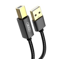 XO cable GB010A USB - USB-B 1,5 m black цена и информация | Кабели и провода | pigu.lt