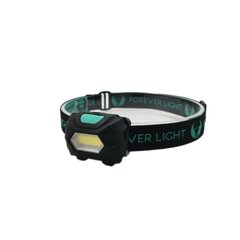 LED Headlamp Basic COB 3W 135lm 3 x AAA Forever Light цена и информация | Фонари и прожекторы | pigu.lt