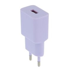 Setty charger 1x USB 2,4A LSIM-A-129 lilac цена и информация | Зарядные устройства для телефонов | pigu.lt