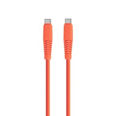 Setty cable USB-C - USB-C 1,5 m 2,1A KSC-C-1.5210 orange цена и информация | Кабели для телефонов | pigu.lt