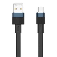 Cable USB-C Remax Flushing, 2.4A, 1m (blue) цена и информация | Кабели для телефонов | pigu.lt