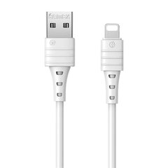 Cable USB Lightning Remax Zeron, 1m, 2.4A (white) цена и информация | Кабели для телефонов | pigu.lt