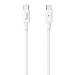 Cable USB-C do USB-C Remax Marlik, 1m, 65W (white) цена и информация | Кабели и провода | pigu.lt