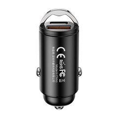 Car charger USB, USB-C, Remax RCC238, 45W (black) цена и информация | Зарядные устройства для телефонов | pigu.lt