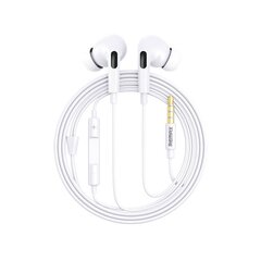 Earphones Remax RM-533, 3.5 mini jack, 1.2m (white) цена и информация | Remax Компьютерная техника | pigu.lt