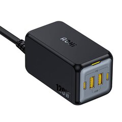 AOHI Desk charger 120W AOC-C006 120W, 2x USB-C, 2x USB-A (black) цена и информация | Зарядные устройства для телефонов | pigu.lt