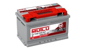 Aккумулятор Mutlu 75Ah, 720A, 12V, 278x175x175мм цена и информация | Аккумуляторы | pigu.lt