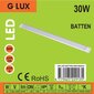 LED šviestuvas G.LUX GR-LED-BATTEN-30W-900mm цена и информация | Lubiniai šviestuvai | pigu.lt