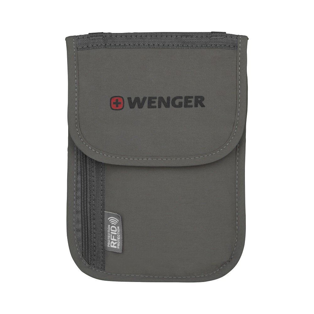 Kaklo maišelis Wenger, pilkas kaina ir informacija | Lagaminai, kelioniniai krepšiai | pigu.lt