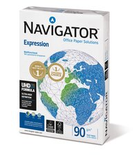 Popierius NAVIGATOR Expression, 90 g/m2, A4, 500 lapų цена и информация | Тетради и бумажные товары | pigu.lt