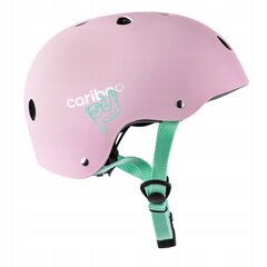 Vaikiškas dviračio šalmas Cariboo, rožinis цена и информация | Шлемы | pigu.lt