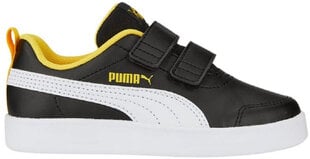 Sportiniai batai vaikams Puma Courtflex V2 Black 371543, juodi kaina ir informacija | Sportiniai batai vaikams | pigu.lt