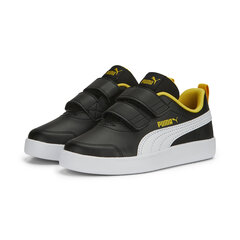 Sportiniai batai vaikams Puma Courtflex V2 Black 371543, juodi kaina ir informacija | Sportiniai batai vaikams | pigu.lt