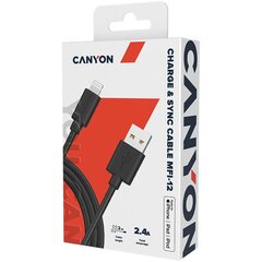 Canyon Lightning/USB, 2 m kaina ir informacija | Kabeliai ir laidai | pigu.lt