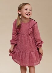 Детское платье Mayoral 4927*10, серо-розовое, 8445445982047 цена и информация | Юбки, платья для новорожденных | pigu.lt