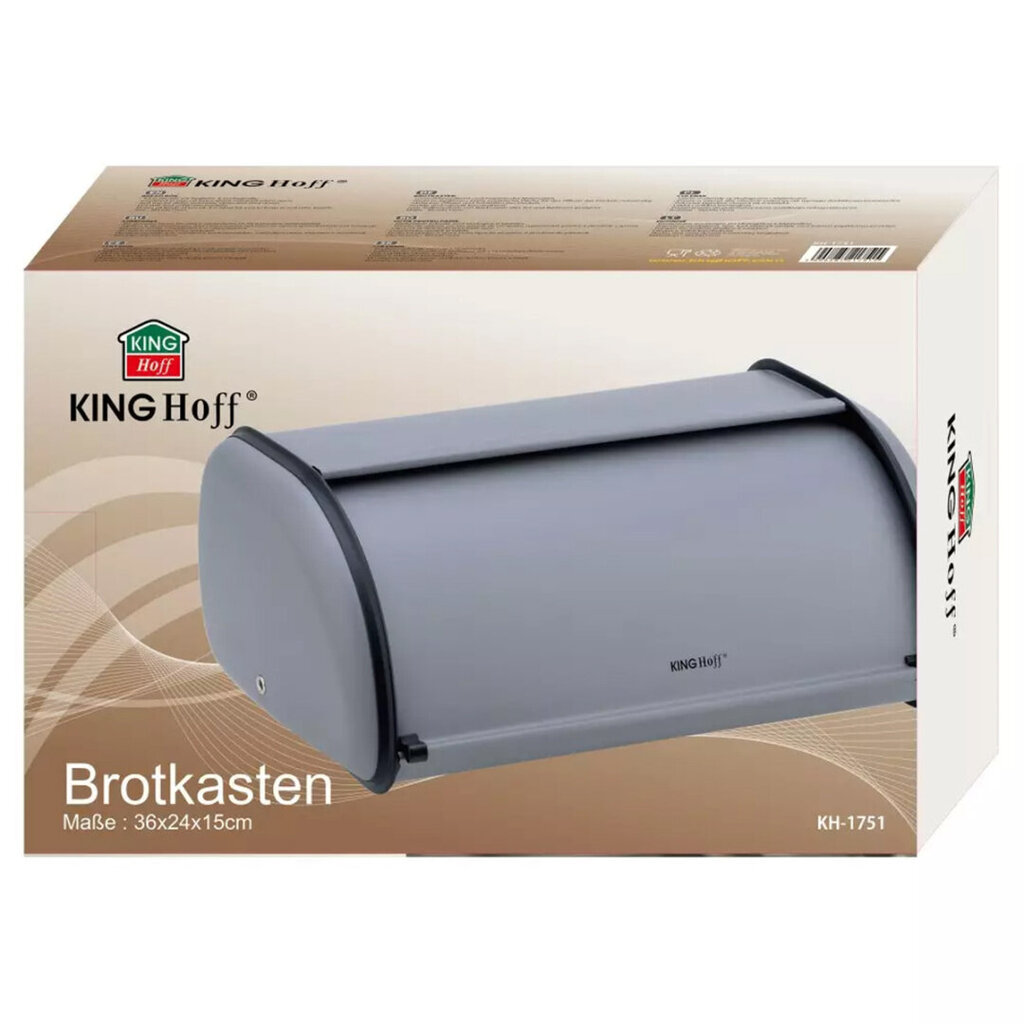 Kinghoff duoninė, 36x24x15 cm kaina ir informacija | Virtuvės įrankiai | pigu.lt