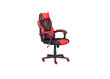 Žaidimų kėdė Interlink Devel, raudona/juoda kaina ir informacija | Biuro kėdės | pigu.lt