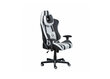 Žaidimų kėdė Interlink Zoro, juoda/balta kaina ir informacija | Biuro kėdės | pigu.lt
