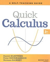 Quick Calculus: A Self-Teaching Guide 3rd edition kaina ir informacija | Ekonomikos knygos | pigu.lt
