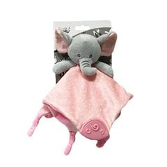 Плюшевый коврик 25 см, розовый слон цена и информация | Игрушки для малышей | pigu.lt
