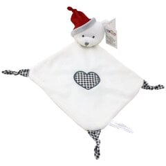 Плюшевый коврик 25 см, рождественский медведь цена и информация | Игрушки для малышей | pigu.lt