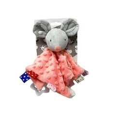 Плюшевый коврик 25 см, персиковая мышь цена и информация | Игрушки для малышей | pigu.lt