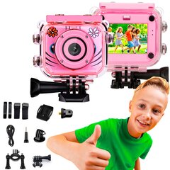 Extralink Kids Camera H18 Pink цена и информация | Видеокамеры | pigu.lt