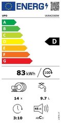 Upo UU642D60W цена и информация | Посудомоечные машины | pigu.lt