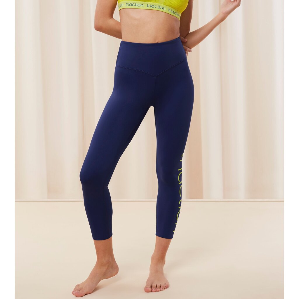 Sportinės tamprės moterims Triumph Cardio RTW 7/8 High Waist Leggings Logo 7613142968331, mėlynos kaina ir informacija | Sportinė apranga moterims | pigu.lt