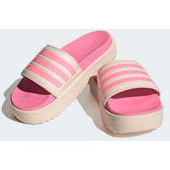 Šlepetės moterims Adidas Adilette Platform W HP9409, rožinės kaina ir informacija | Šlepetės moterims | pigu.lt