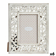 Photo frame White MDF Wood 19,6 x 24,5 x 1 cm (6 Units) kaina ir informacija | Rėmeliai, nuotraukų albumai | pigu.lt