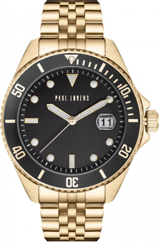 Paul Lorens MEN'S WATCH - PL13030B-1D1 (zg350b) + BOX kaina ir informacija | Vyriški laikrodžiai | pigu.lt