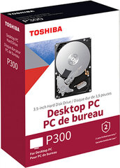 Toshiba P300 HDWD260EZSTA цена и информация | Внутренние жёсткие диски (HDD, SSD, Hybrid) | pigu.lt