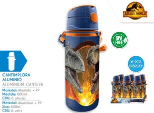 Gertuvė Jurassic World, 600 ml цена и информация | Фляги для воды | pigu.lt