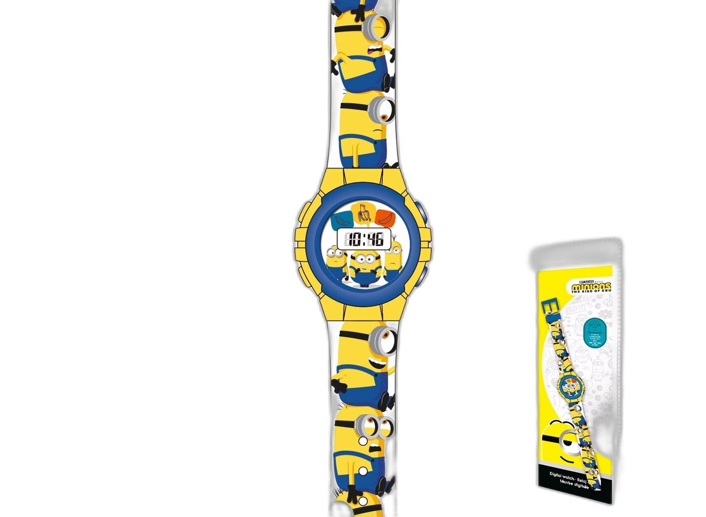 Minions skaitmeninis laikrodis vaikams MS10013 цена и информация | Aksesuarai vaikams | pigu.lt
