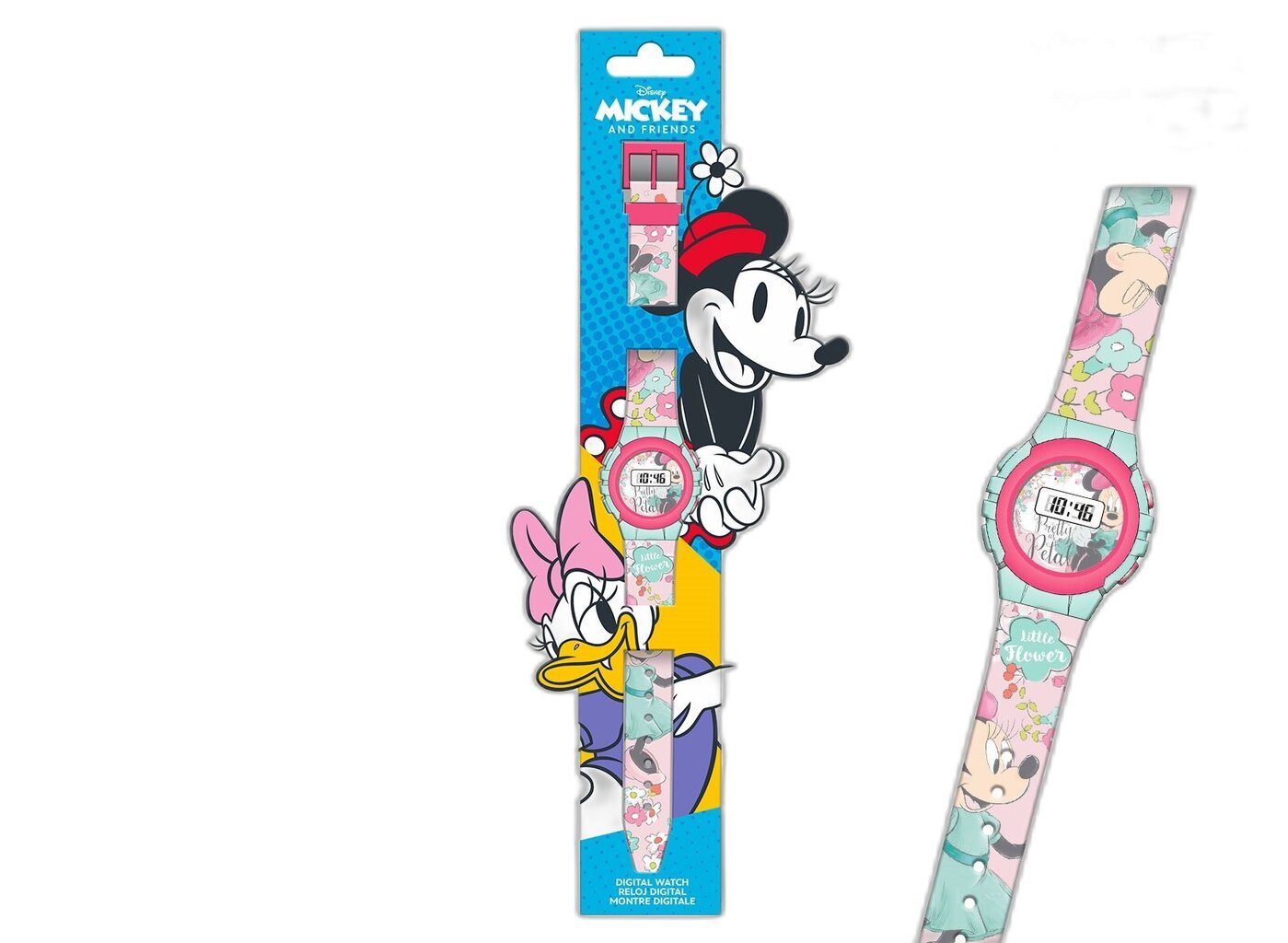 Skaitmeninis laikrodis vaikams Minnie Mouse WD22133 цена и информация | Aksesuarai vaikams | pigu.lt