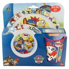 Paw Patrol indų rinkinys цена и информация | Праздничная одноразовая посуда | pigu.lt