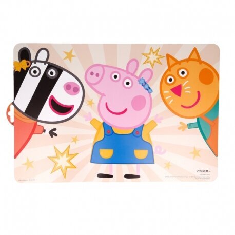 Peppa Pig stalo padėkliukas, 28x43 cm цена и информация | Staltiesės, servetėlės | pigu.lt