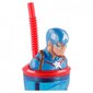 3D puodelis su šiaudeliu Captain America, 360 ml цена и информация | Originalūs puodeliai | pigu.lt