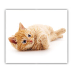 Tulup pjaustymo lentelė Raudona katė, 60x52 cm kaina ir informacija | Pjaustymo lentelės | pigu.lt