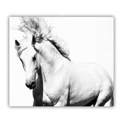 Tulup pjaustymo lentelė Baltas žirgas, 60x52 cm цена и информация | Разделочная доска | pigu.lt