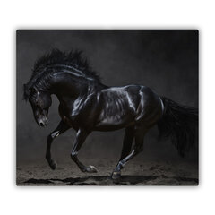 Tulup pjaustymo lentelė Juodas arklys, 60x52 cm kaina ir informacija | Pjaustymo lentelės | pigu.lt